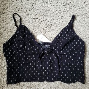 NWT Aqua black crop top size M